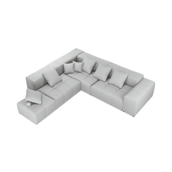 Сив ъглов диван (променлива) Rome - Cosmopolitan Design-image-2