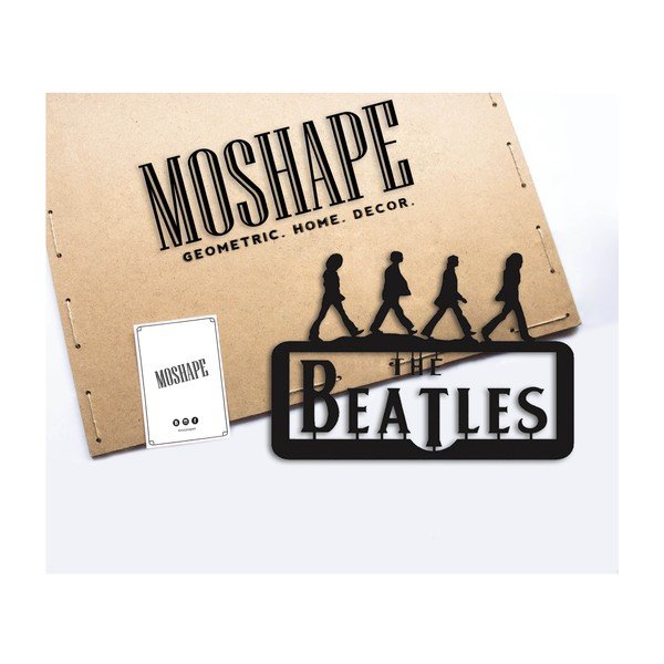 Черна декорация за стена The Beatles - Unknown-image-1