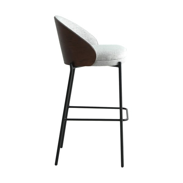 Светлосиви бар столове в комплект от 2 броя 98 см Canelas - House Nordic-image-3