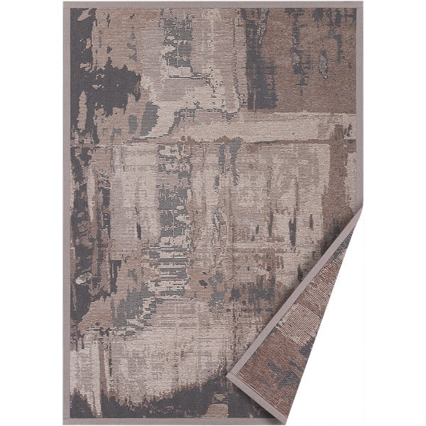 Кафяв двустранен килим , 70 x 140 cm Nedrema - Narma