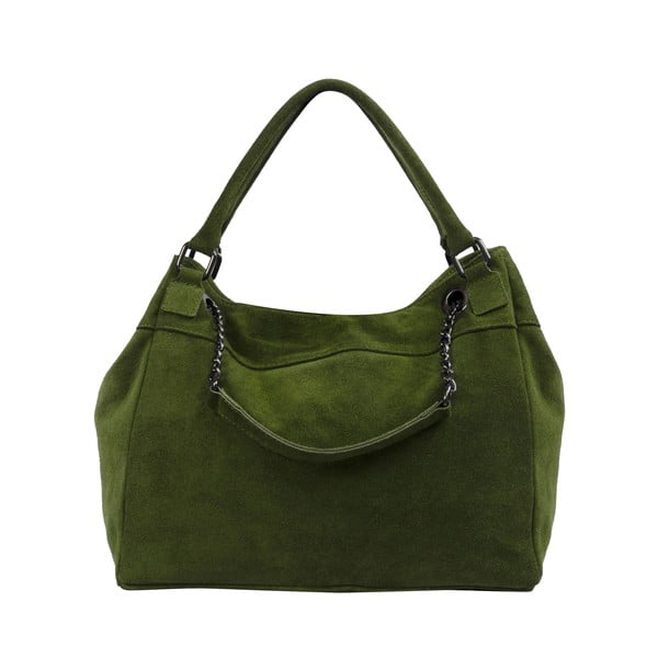Тъмнозелена кожена чанта Sherazade - Infinitif