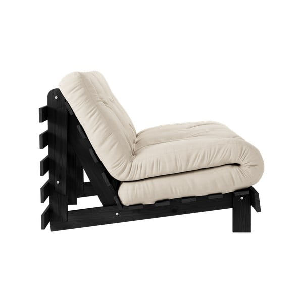 Бежов разтегателен диван 140 cm Roots Black Night – Karup Design-image-4