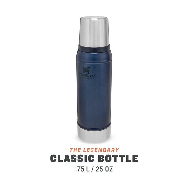 Син термос с чаша 750 ml - Stanley-image-4