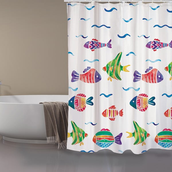 Завеса за душ 180x200 cm Poissons – MSV-image-1