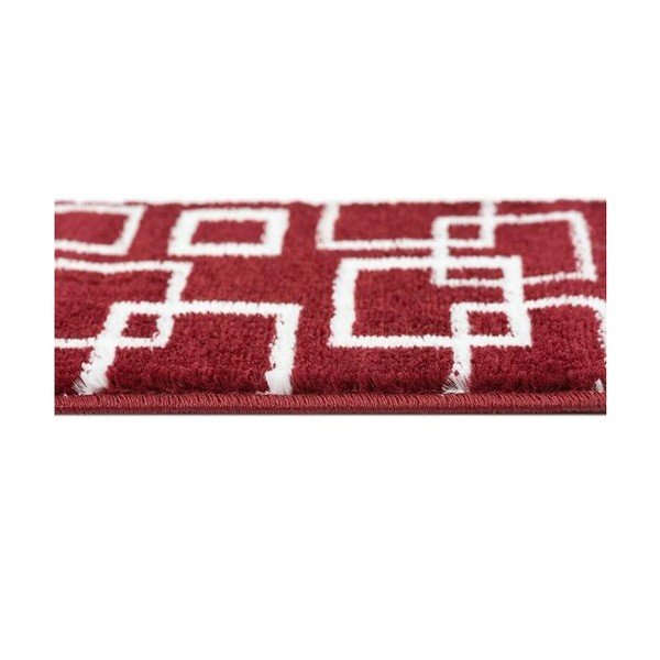 Червени килими за стълби в комплект 13 бр. 22x73 cm Geometric – Mila Home-image-1