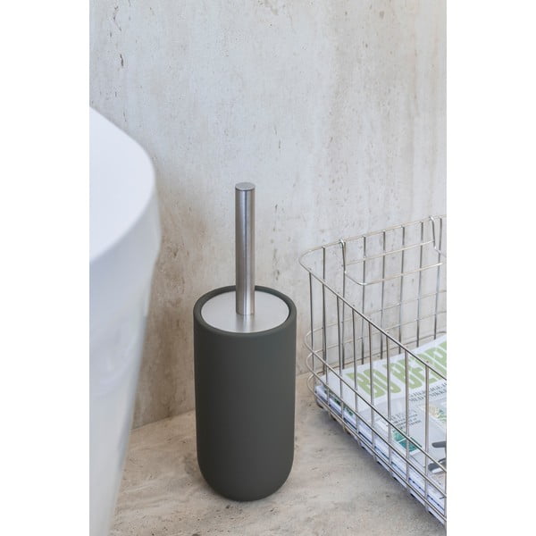 Тъмнозелена керамична четка за тоалетна Lotus Play – Mette Ditmer Denmark-image-1