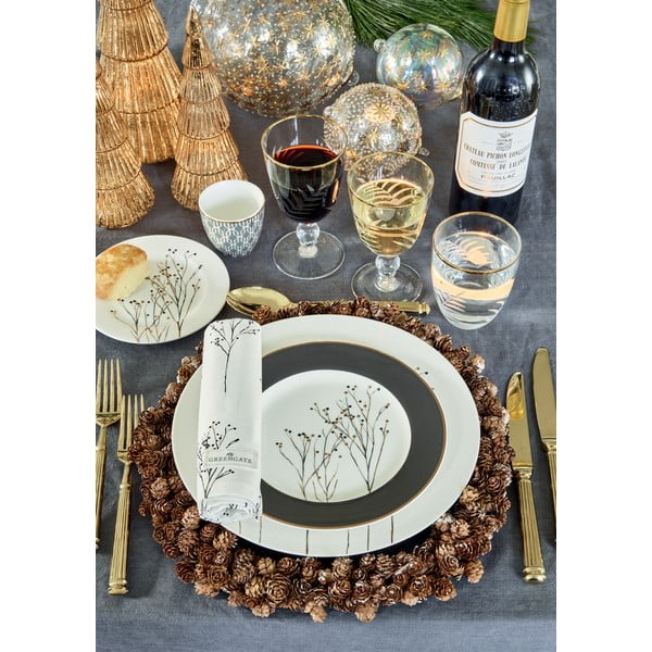 Бяла керамична чиния , ø 15 cm Antonia - Green Gate-image-1