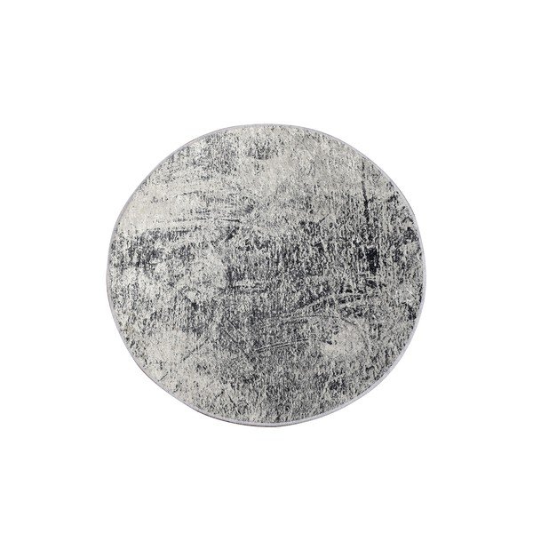 Сив килим за баня ø 100 cm Evidence – Foutastic