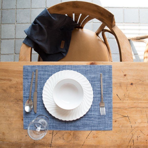 Синя подложка за хранене , 45 x 33 cm - Tiseco Home Studio-image-1