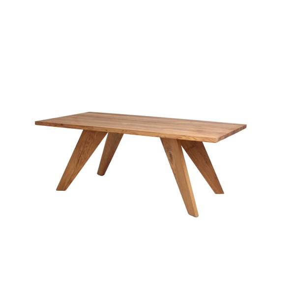 Jídelní stůl z dubového dřeva Custom Form Alano, 200 x 100 cm
