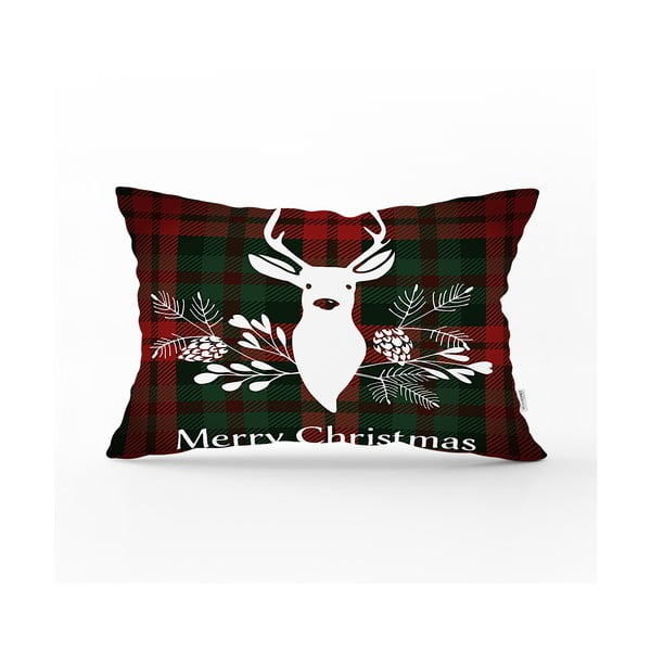 Коледна калъфка за възглавница Тартан Коледа, 35 x 55 cm - Minimalist Cushion Covers