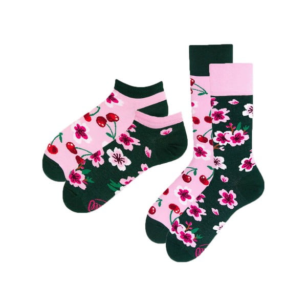 Комплект от 2 чифта класически чорапи и чорапи до глезена Blossom, размер 35-38 - Many Mornings