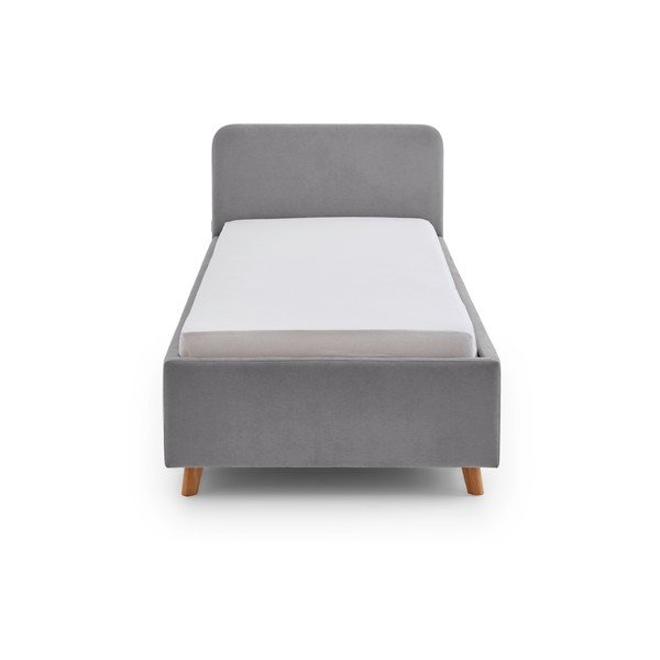 Сиво детско легло 90x200 cm без ламелно дъно Cosy – Meise Möbel-image-4