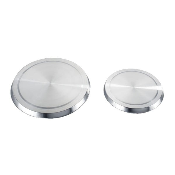 Защитни подложки за печка в комплект 4 бр. от неръждаема стомана 20x20 cm – Wenko-image-1