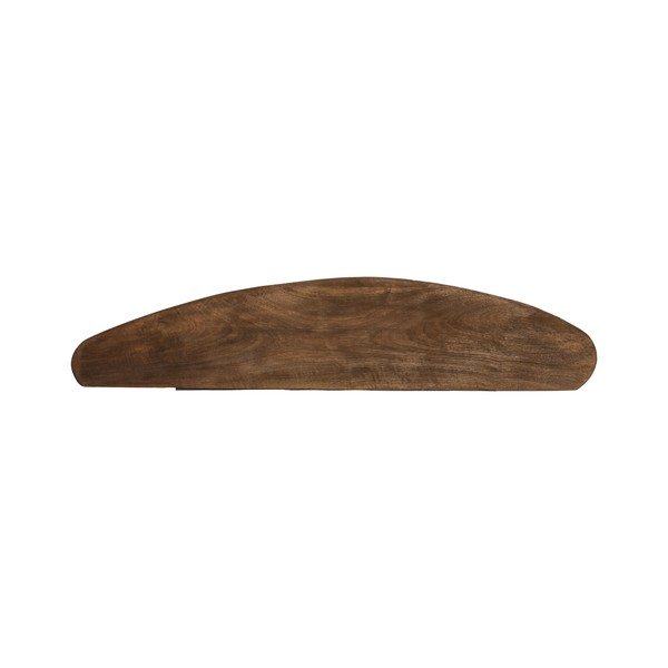 Стенен рафт от масивно манго в тъмно естествен цвят 80 cm Ginosu – Light & Living-image-1