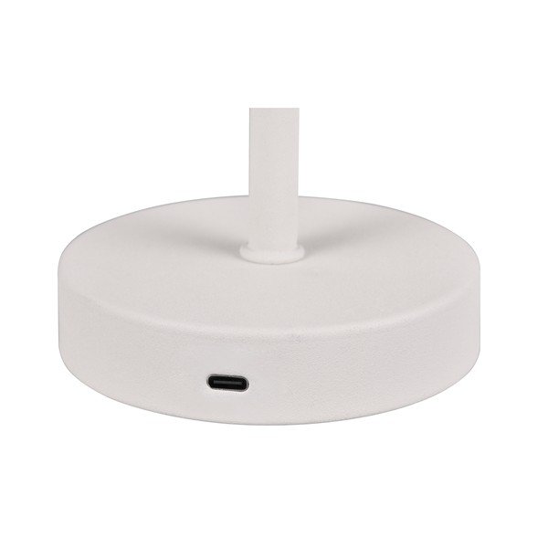 Бяла LED настолна лампа с възможност за димиране (височина 30 cm) Jeff - Reality-image-3