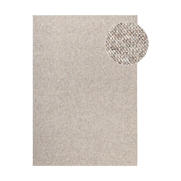 Сиво-кремав килим подходящ за пране 120x170 cm Rocco Dark Cream – Elle Decoration