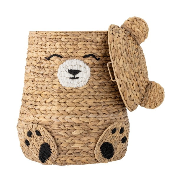 Детска кошница за играчки от воден зюмбюл в естествен цвят ø 40x57 cm Timone – Bloomingville Mini-image-4