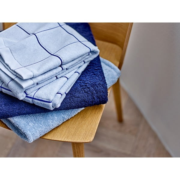 Тъмносиня памучна кърпа от тери 30x30 cm Comfort – Södahl-image-2