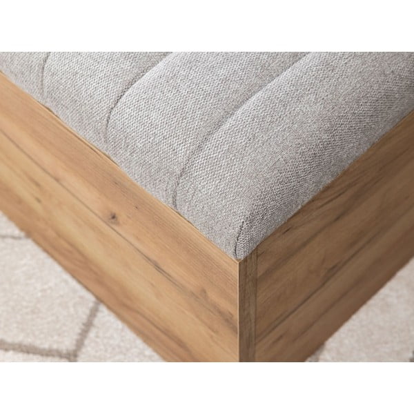 Светлосива и естествена пейка Oceane – Bobochic Paris-image-3