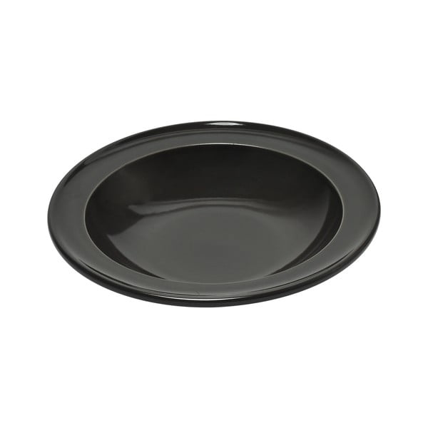 Черна чиния за супа с черен пипер , ⌀ 22 cm - Emile Henry