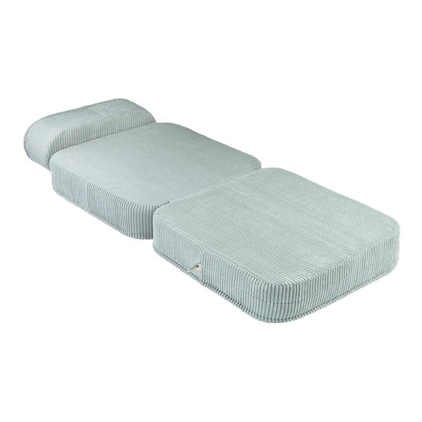 Детски стол от рипсено кадифе в цвят мента Flip – Wigiwama-image-2