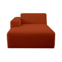 Модулен диван от букле в тухлен цвят (ляв ъгъл) Roxy – Scandic