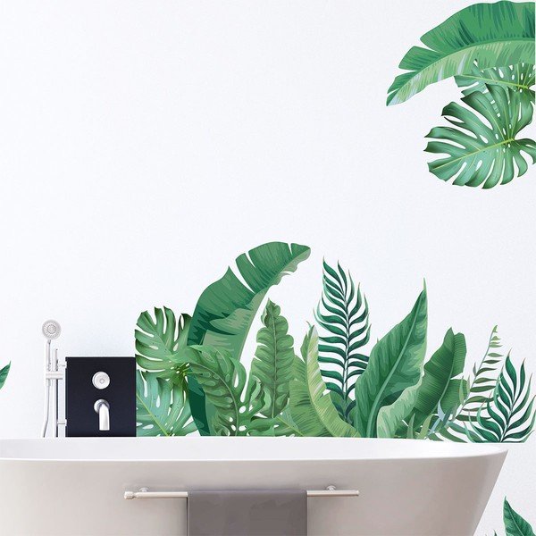 Стикер за стена 60x90 cm Tropical Leaves - Ambiance-image-1