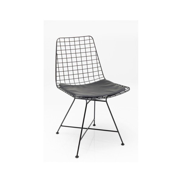 Стол за хранене от черна стомана Grid - Kare Design-image-3