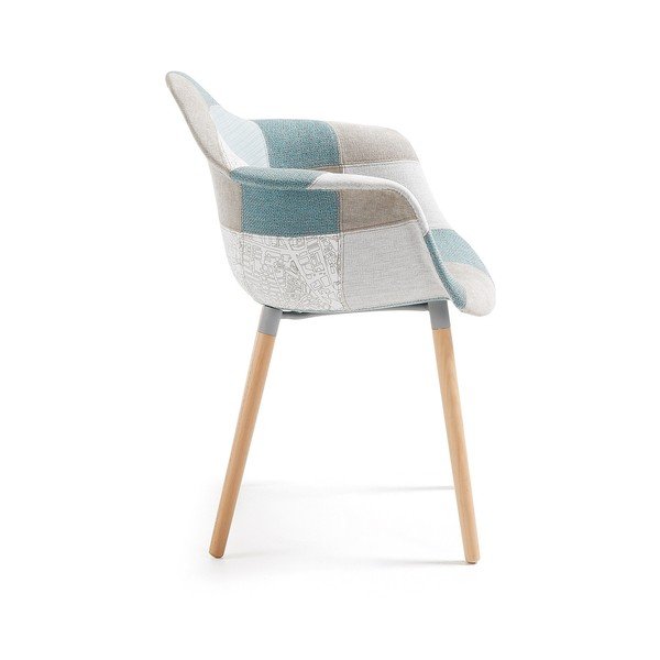 Sada 2 modro-šedých jídelních židlí La Forma Kenna-image-2