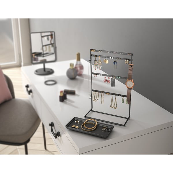 Черен органайзер за бижута My Pendants - Metaltex-image-3