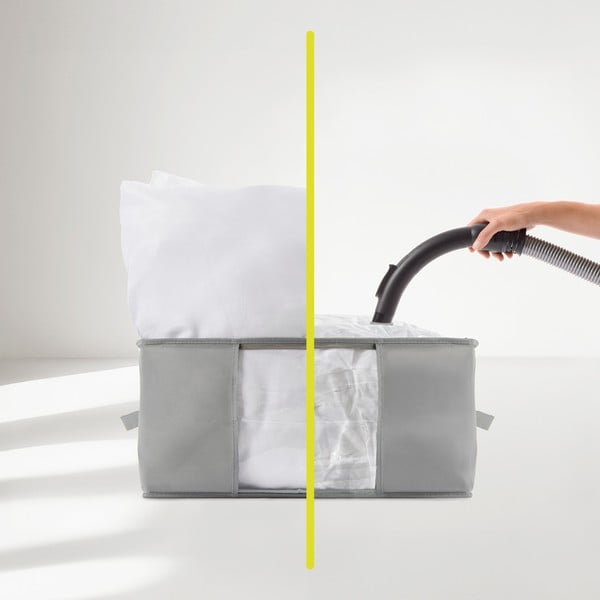 Вакуумна пластмасова кутия за съхранение на дрехи 40x40x25 cm – Homéa