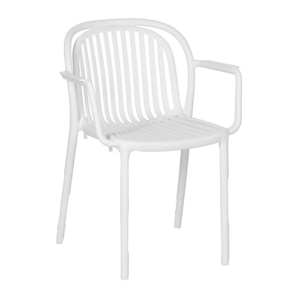 Бял пластмасов трапезен стол Alia – Ixia