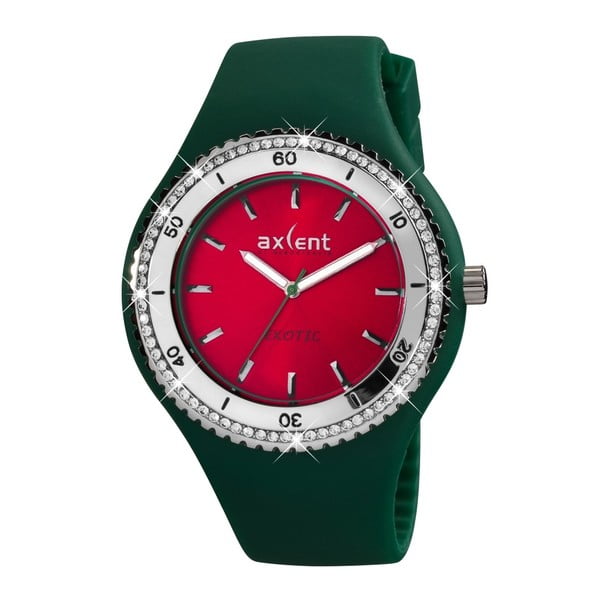 Tmavě zelené dámské hodinky Axcent od Scandinavia Exotic