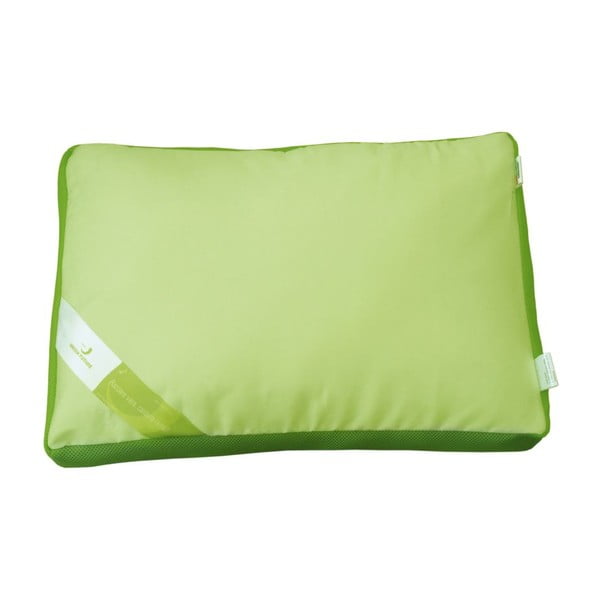 Zelený polštář s paměťovou pěnou Green Future Aero, 50 x 60 cm