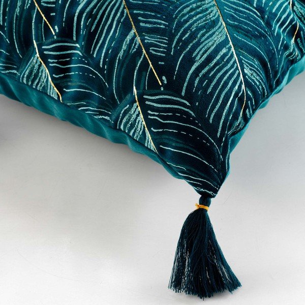 Кадифена декоративна възглавница 40x40 cm Palmina – douceur d'intérieur-image-2