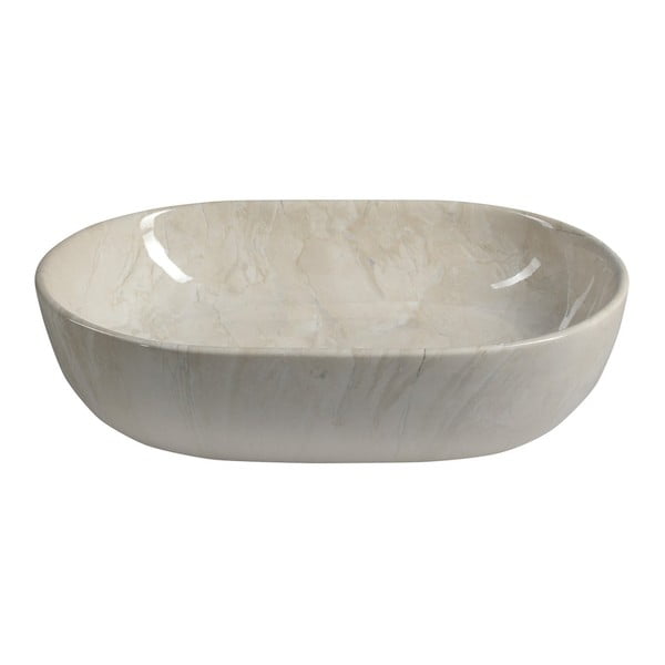 Бежова керамична мивка 59x42 cm Dalma – Sapho-image-2