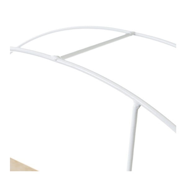 Бял естествен двуетажен рафт от масивна дървесина от Pavlovnia - Casa Selección-image-1