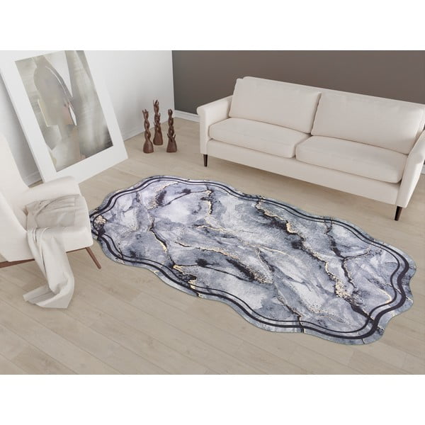 Сив килим 180x120 cm - Vitaus-image-1