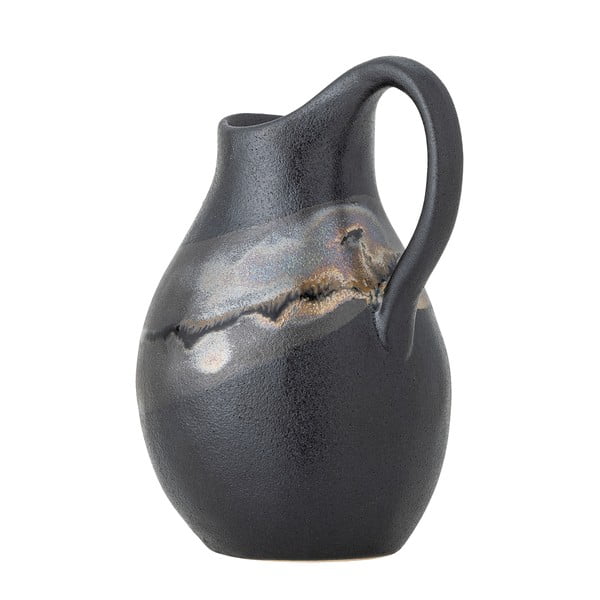 Тъмносива глинена ваза (височина 15 cm) Alvena – Bloomingville-image-2