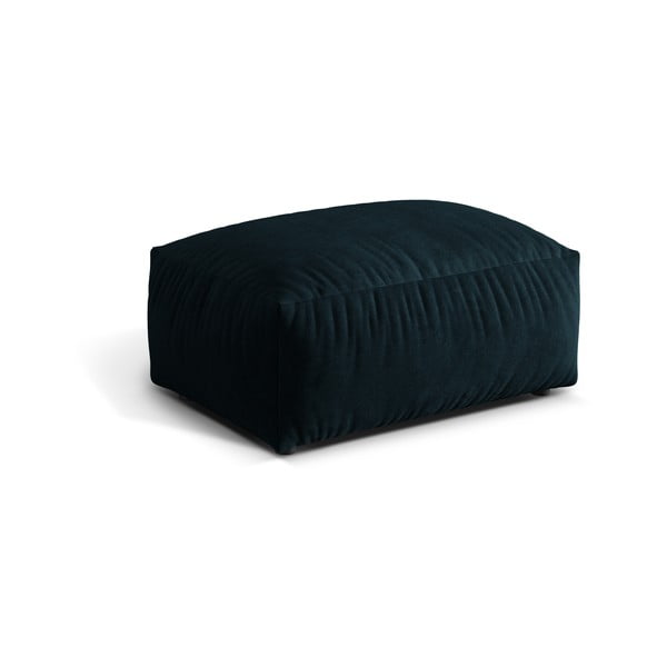 Тъмносиня кадифена модулна табуретка Martina – Micadoni -image-1