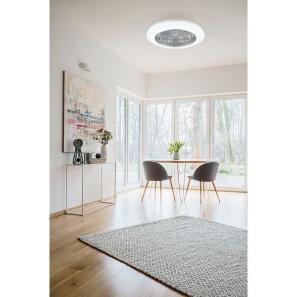 Бяло LED осветително тяло за таван Stralsund – Trio-image-1