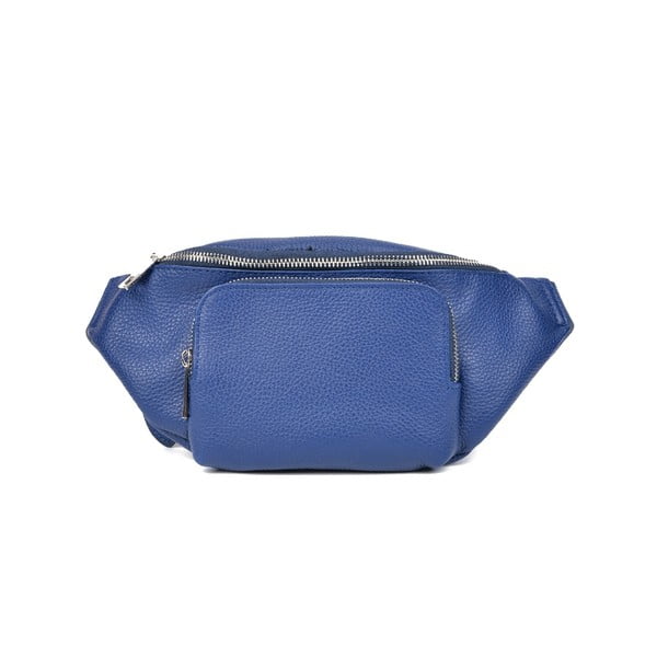 Синя кожена чанта Renata Corsi Zita за бъбреци - Renata Corsi