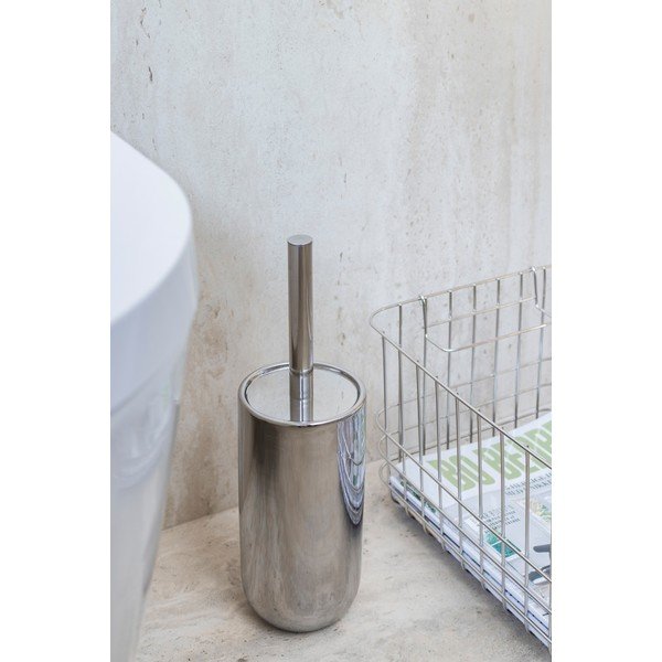 Керамична четка за тоалетна в сребрист цвят Lotus – Mette Ditmer Denmark-image-1