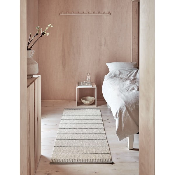 Светлосив и кремав килим за открито и закрито 60x85 cm Belle Warm Grey – Pappelina-image-1