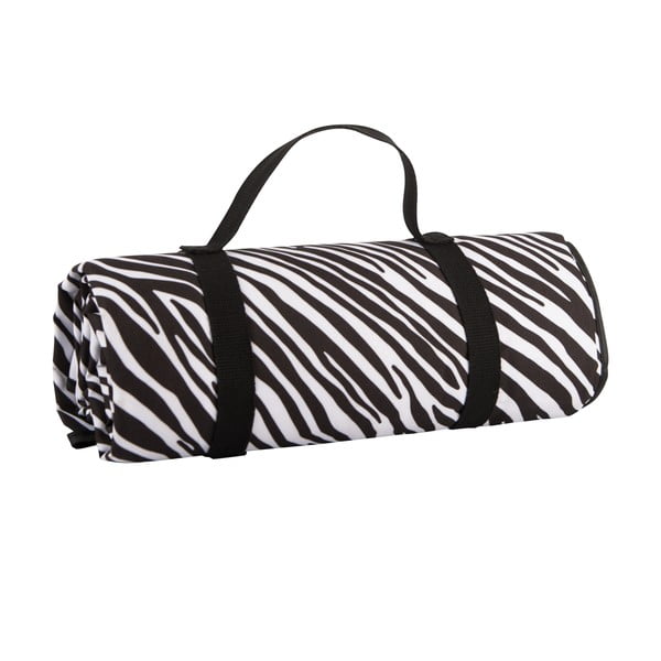 Черно и бяло одеяло за пикник на райета, 150 x 140 cm Zebra - Navigate
