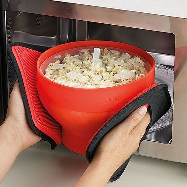 Silikonová forma na popcorn, červená-image-1