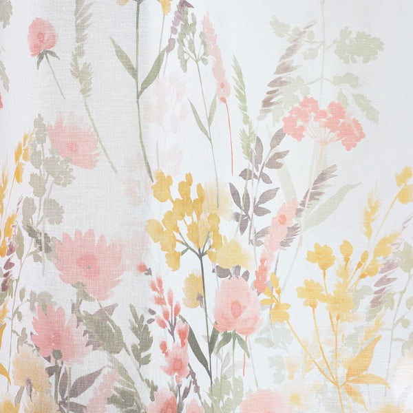 Бяла завеса от воал 140x183 cm Countryside Floral – Catherine Lansfield-image-3