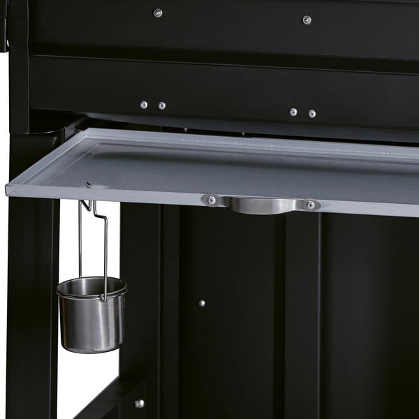 Черна стоманена външна скара Boston 3K Turbo - ENDERS-image-4