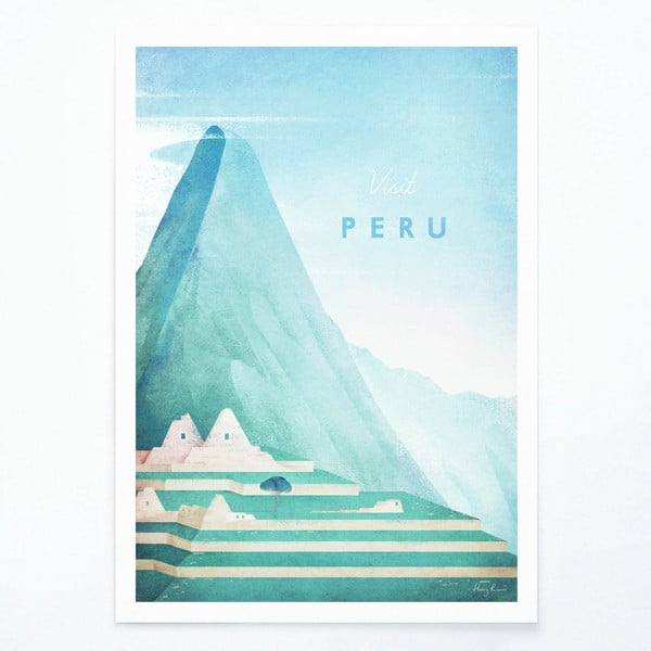 Плакат , 30 x 40 cm Peru - Travelposter